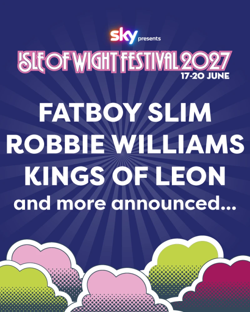 #IOW2027 Headliners and more